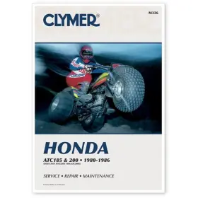 Atre-ho437523-66 Clymer 1983-1985 Honda Atc200x Atv Repair Manual