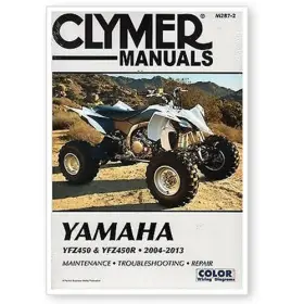 Atre-ya415499-13 Clymer 2006-2007 Yamaha Yfz450bb Bill Ballance Edition Atv Repair Manual