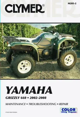 Atre-ya437379-48 Clymer 2002-2008 Yamaha Yfm660f Grizzly 660 Atv Repair Manual