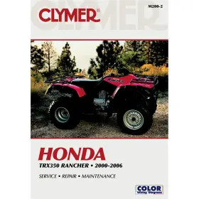 Cm2002 Clymer Manual For Honda Trx350