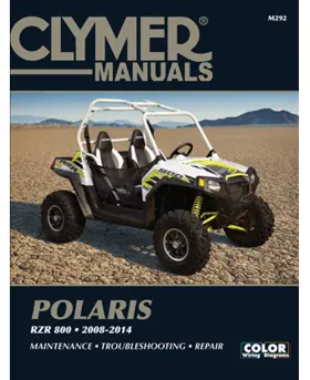 Ft08-14 Clymer Cm292 Repair/service Manual Polaris Rzr 800