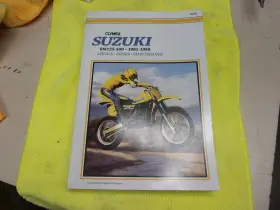 125-500 Clymer M379 Suzuki Motorcycle 1981-1988 Rm Shop Repair Manual -