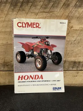 Clymer M454-4 Honda Fourtrax Sportrax Trx400ex Trx 400ex Manual 99 00 01 02 03 04 05 06 07