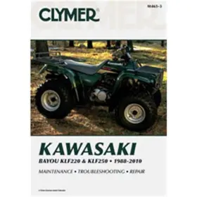 M465-3 Clymer Atv Manual - Kawasaki Bayou Klf220 And Klf250