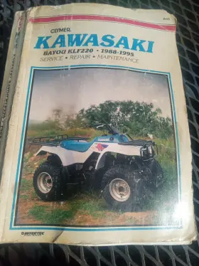 M465 Clymer Service Shop Repair Manual Kawasaki Bayou Klf220 1988-1995