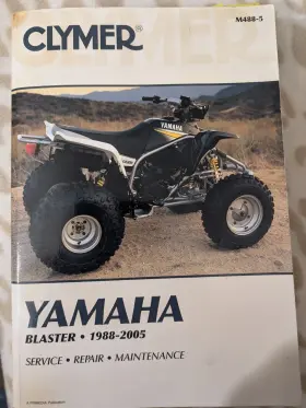 M488-4 Clymer 1988-2002 Yamaha Blaster Yfs200 Atv Repair Service Manual