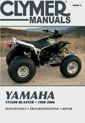 Ft88-06 Clymer M488-5 Repair/service Manual Yamaha Yfs200 Blaster