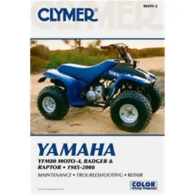 M499-2 Clymer Atv Manual - Yamaha Yfm80 Moto-4 Badger And Raptor