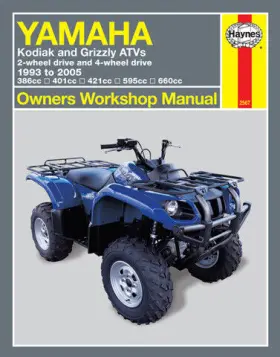 M2567 Clymer Shop Manuals Haynes 2567 Fits For Yamaha Kodiak Atv Manual
