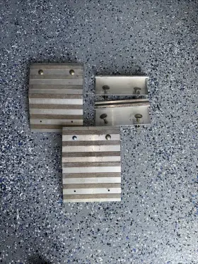 Re28t Codyco Aluminum Loading Ramp End Plate Kit Top Bottom Fits 2 X6 Boards 4 Pieces