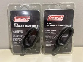 20120924 Coleman 4 Atv Utv Rubber Snubbers Holds Guns Bows Tools In Place 2 Packages - Each New
