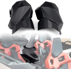 Cpowace-x-06 Cpowace Central Cage Trim Cover Compatible With 2017-2025 Can Am Maverick X3 Black