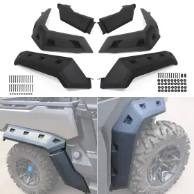 Pbd-020-lm-1k Cpowace Extended Fender Flares Mud Guard For 2016-2024 Can-am Defender Hd5 Hd10 Hd8 Max