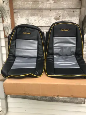 39a-238-100 Cub Cadet Nos 2 Seat Cover Gray / Yellow Black Orig. Box