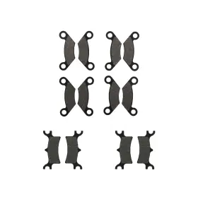14881 Cycleatv 6 Sets 2004 Polaris 700 Sportsman 4x4 Front And Rear Brake Pads