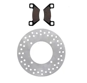 61990 Cycleatv 2009 Arctic Cat Trv 1000 Rear Atv Brake Pads And Rotor Disc