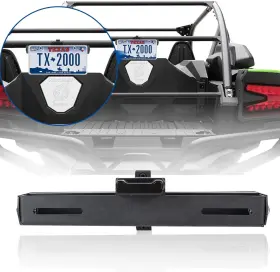 Dxg-18654 Dxgtoza For Polaris Pioneer X3 Kawasaki Wildcat Utv License Plate Frame Light 1.75-2 Inch Bar