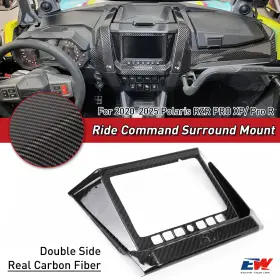 Ew-c1215 Elitewill Real Carbon Fiber Ride Command Surround For Polaris Rzr Pro Xp / R 2020-up