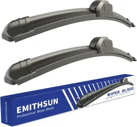 E2618 Emithsun Oem Quality 26 Inch 18 Pair For Front Windshield Black Wiper Blades