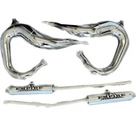 Emp-ban-b5-sc-dent Empire Industries Exhaust Yamaha Banshee Full System Scratch And Dent