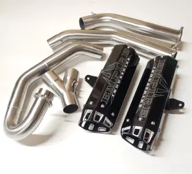 Emp-rap-15-g2-d Empire Industries Exhaust 2015 Yamaha Raptor 700 G2 Dual