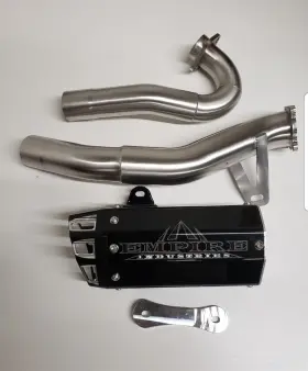 Emp-trx-04-05-hyb-21-22 Empire Industries Exhaust Hybrid Gen 2 Full For 04-05 Honda Trx Chassis With 21