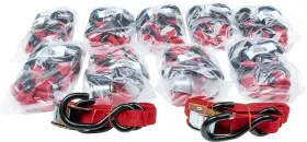 Fire Power 191361152085 1 Inch Tie Down Red 10/pairs