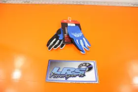 376-711ys Fly Racing Lite Riding Gloves Blue Grey Youth Small