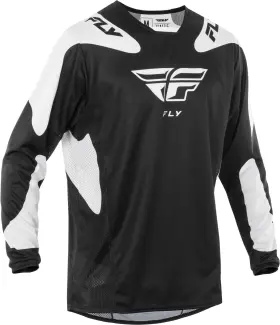 378-421l Fly Racing Kinetic Sym Jersey Black/white Lg