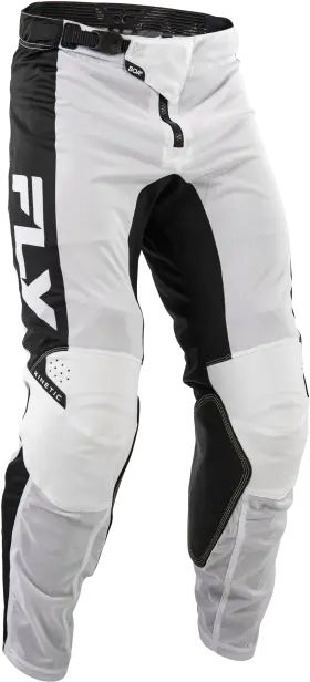 380-32028 Fly Racing Kinetic Mesh Pants White/black Sz 28