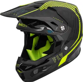 73-4442xs Fly Racing Formula Fits Carbon Tracer Helmet Hi Vis/black Xs - Lightweight &