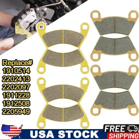 Fa354 For Polaris Fa452 Ranger Diesel Ev Front And Rear Ceramic Brake Pads