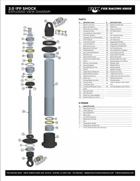 Fox 203-00-215 For Replacement Bearing Housing With 2.5 Inch Bore And 0.875 Shaft Size