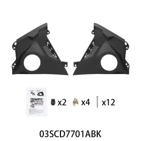 Ga268426 Gone-auto Dash 6.5 Inch Speaker Panels Unloaded Panel Front Fit For 2024 Can-am Maverick R