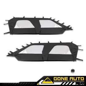 Gone-auto Ga453644 Fit For Kawasaki Teryx4 2012-2022 4-seat Utv Models Soft Doors Cab Enclosure Set