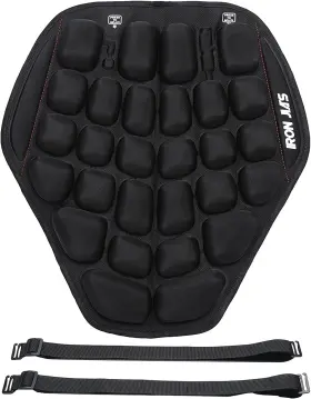 Zd001 Grapelet Motorcycle Seat Cushion Pressure Relief Hand Press Black-lycra