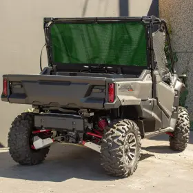 Ds-1000-3-blk Grilleadz Honda Pioneer 1000-3 And 700-3 Green Utv Dust Screen/uv Protection