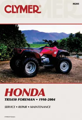 Haynes 780892878963 Shop Repair Service Manual Honda Trx450 Foreman 1998-2004 Clymer Chilton