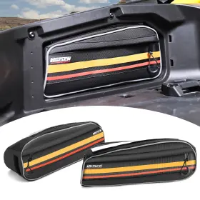 80801001 He Fit For 2024-2025 Can-am Maverick R/r Max Pair Rear Bed Storage Bags 2.5 Gallon