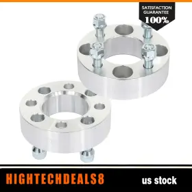 Hightechdeals8 High119661t8 2 1.5 Inch Wheel Spacers 4x4/ 4x101.6 1/2 Studs 68.5mm Cb For Ez Go Golf Cart