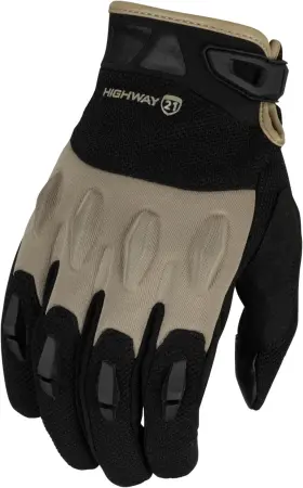 489-00542x Highway 21 Fury Gloves Black And Sand Part