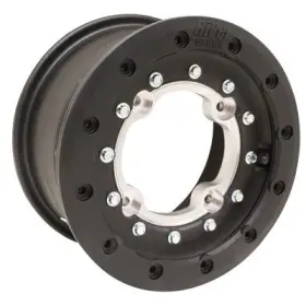 0980-yhr-sbl-bk Hiper Tech 3 Single Beadlock Wheel - Size 9 Inch X 8 Color Black