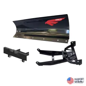 Pam-2831 Hitchdoc Outdoors Eagle 72 Inch Snow Plow System For John Deere Gator 4x6 4x2 Steel Blade