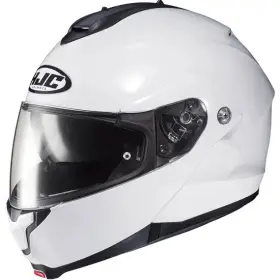 Ep25nusjxwhv-2095-0 Hjc Adult Unisex C91 Solid Modular Helmet 4xl White