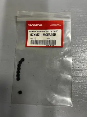 07xmz-mcea100 Honda Oem Stopper Slide Pin Part Number Pack Of 8