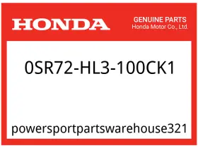 0sr72-hl3-100ck1 Honda Oem Part Hl3 2pc Hdw Kit