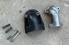 17111-gn5-980 Honda Trx90 Oem Intake Inlet Pipe Cover With Hardware Assembly