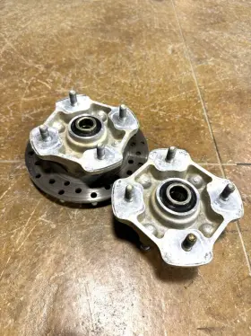 44615-hp4-600 Honda 2007 Rancher 420te 2007-2013 420 2wd Oem Front Wheel Hubs