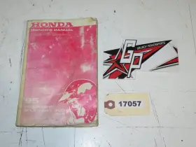 00x31-hm5-6100 Honda 31hm5610 1995 Trx300fw Fourtrax 300 4x4 Owners Manual /