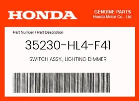 35230-hl4-f41 Honda Genuine Switch Assy. Lighting Dimmer -